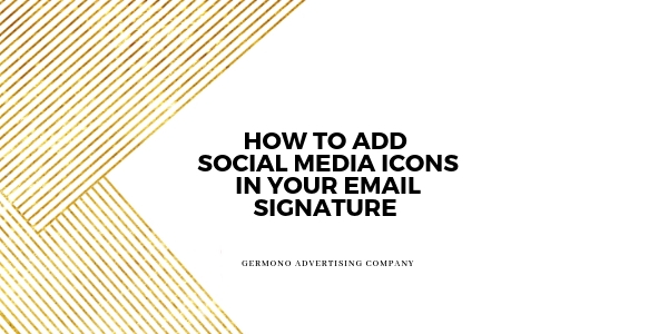 How to Add Social Media Icons in your Email Signature