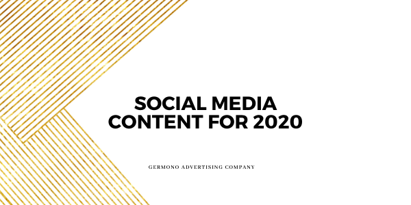 Social Media Content For 2020