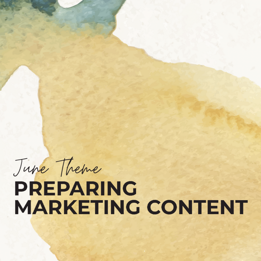 Preparing Content : 6th Step of Marketing